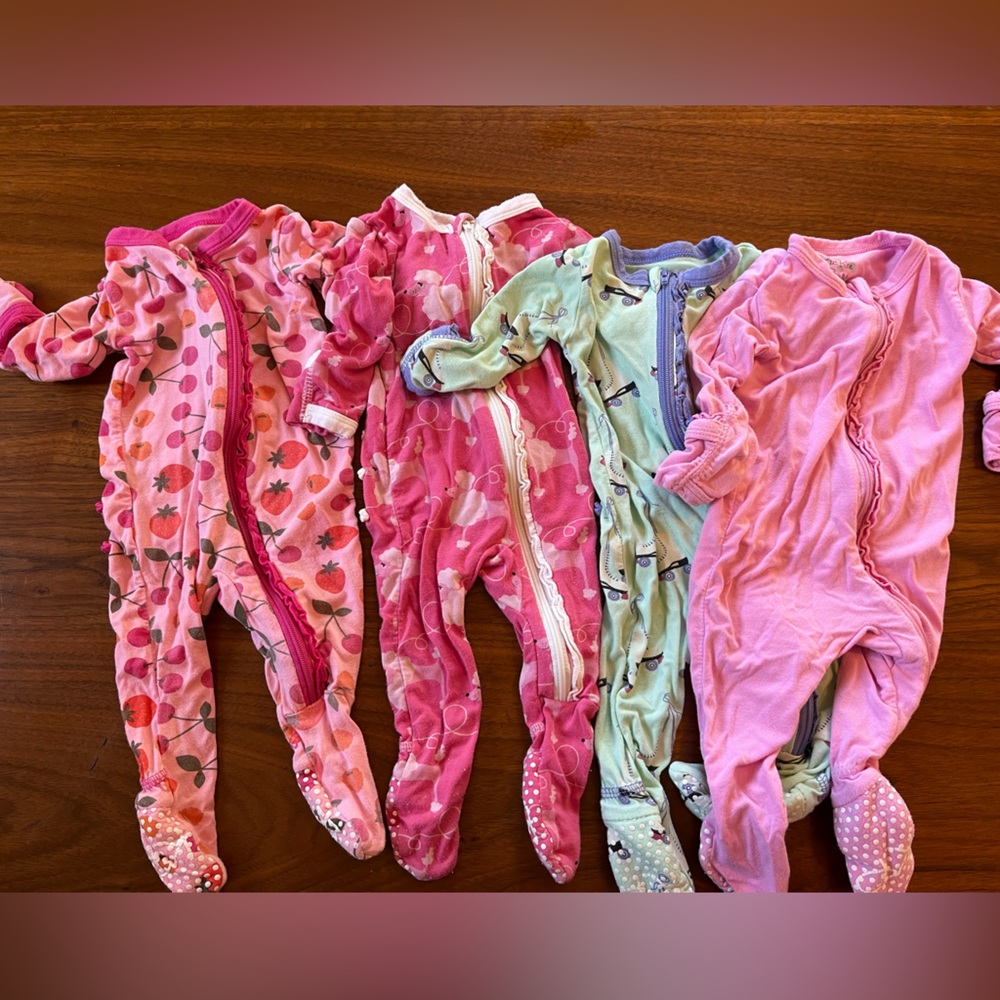 Bundle of four NB Kickee Pants sleepers